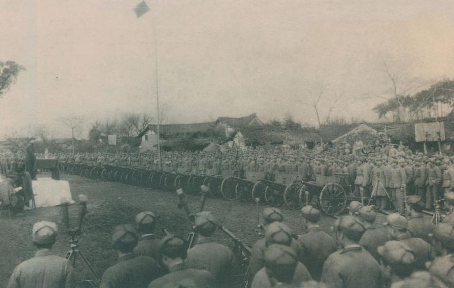 1949��1��15�գ��й�����܊ί�Q����Ұ��(zh��n)܊�Ğ鰴���Д�(sh��)�������D��������܊ĳ�����x�������