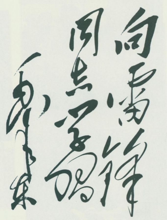 毛澤東題詞：“向雷鋒同志學(xué)習(xí)”。