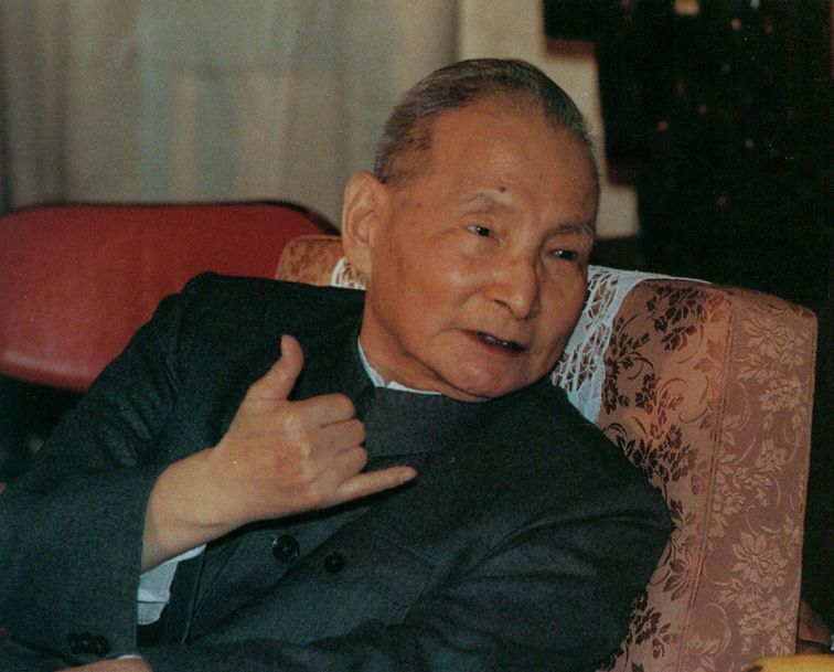 1984年12月24日，陳云在談話。