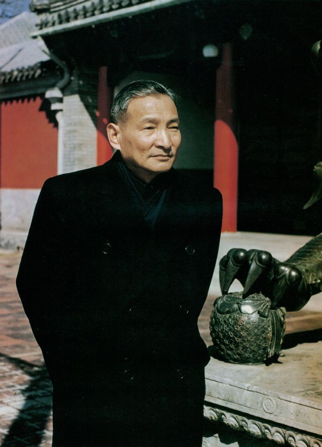 1959年5月15日，陳云在中南海勤政殿。