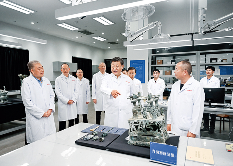 2023��7��25����27�����й����뿂��ӛ��������ϯ������܊ί��ϯ��(x��)��ƽ���Ĵ����졣�@��26����������(x��)��ƽ��λ�ڵ���ЏV�h�е����ǶѲ����^���ﱣ�o(h��)�c�ޏ�(f��)�^��ͬ�F(xi��n)�������ˆT�H�н����� ���A��ӛ�� �x�h(hu��n)�Y/�z